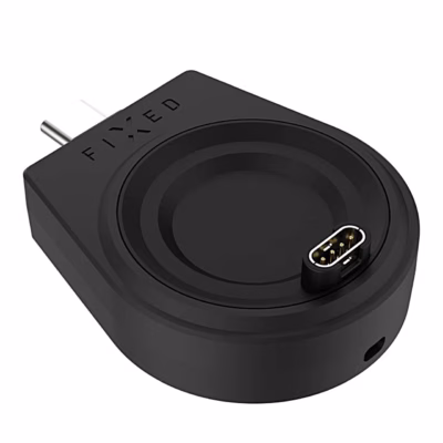 Must USB-C laadimisadapter FIXED Garmini kella laadimispistikuga