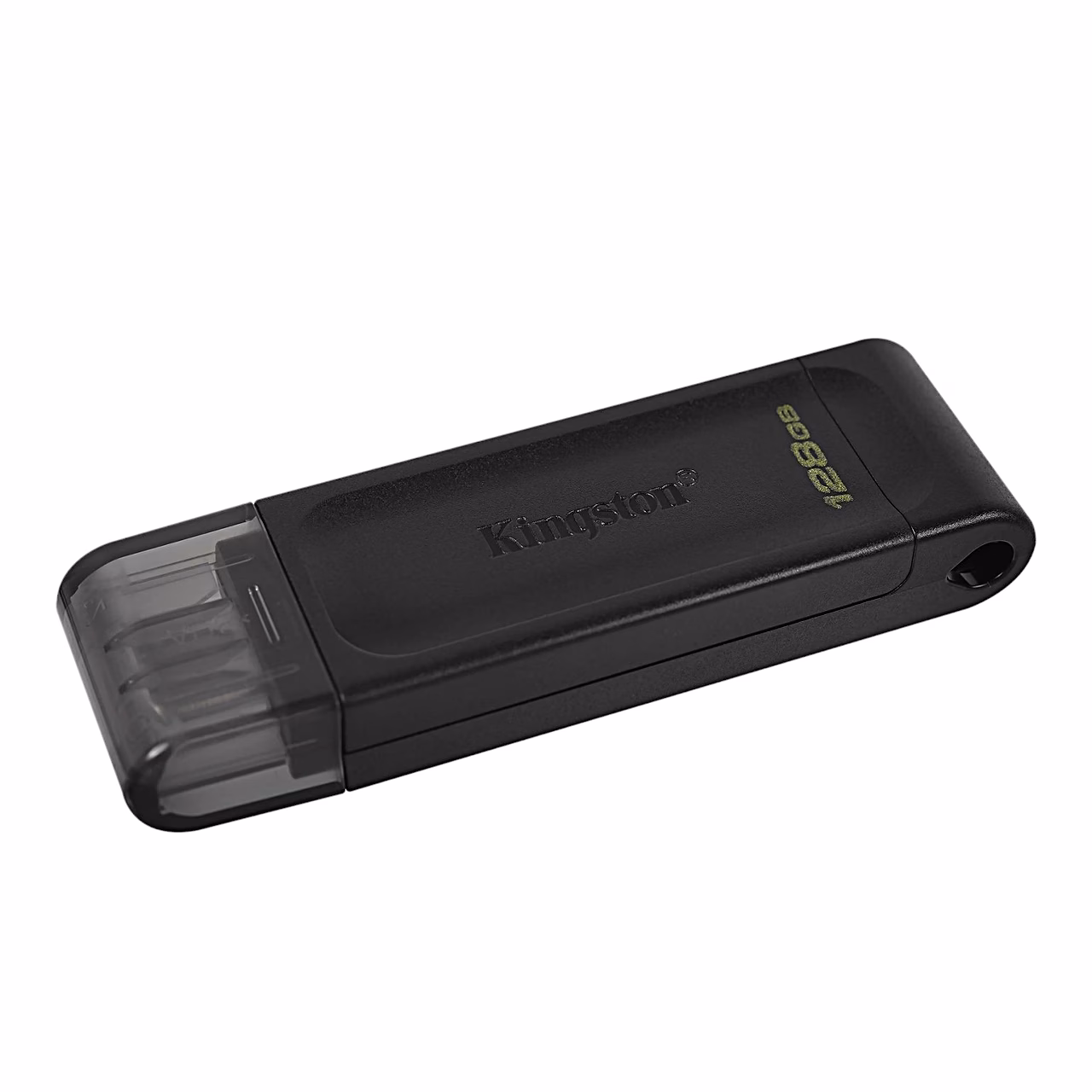 Kingston DataTraveler 70 nurga alt, 128 GB tähis korpusel
