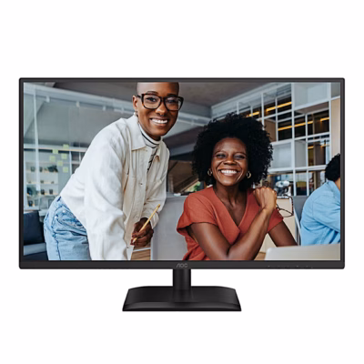 Must arvutimonitor AOC 24E4CV otse eest, ekraanil kontoripilt