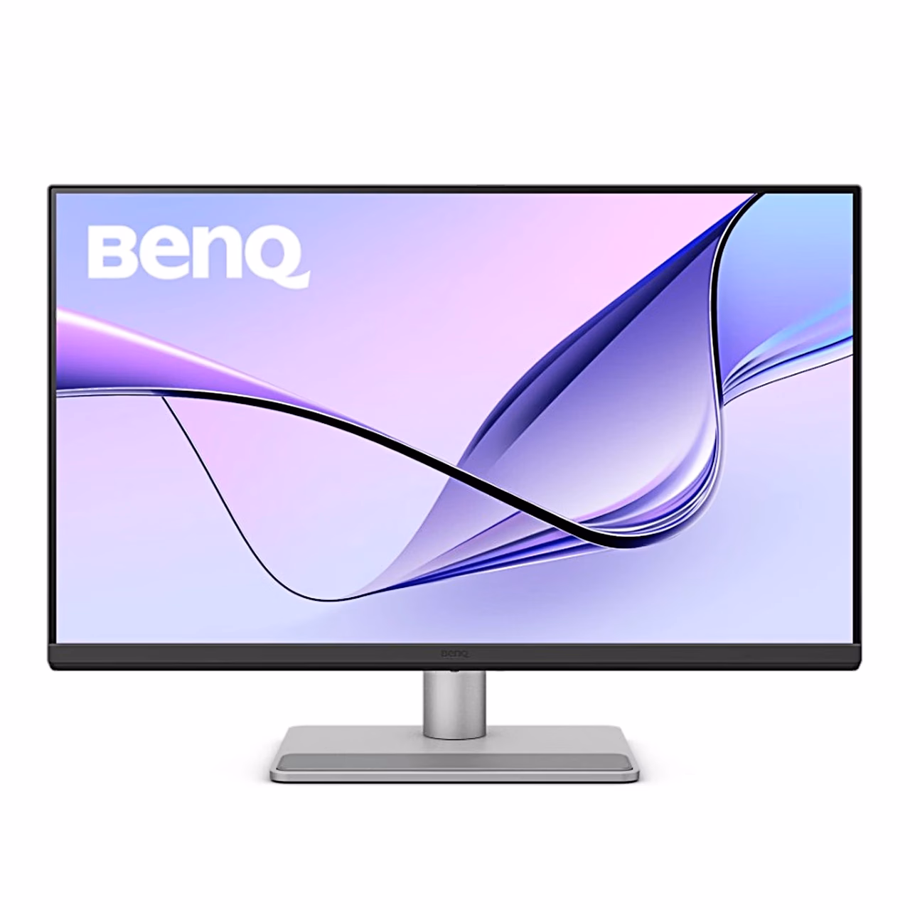 BenQ MA270UP arvutiekraan otse eest, ekraan alumises kõrgusasendis