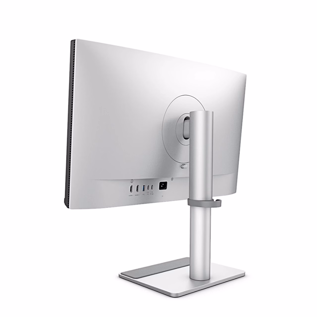 BenQ MA270UP monitor tagant küljelt koos reguleeritava hõbedase alusega