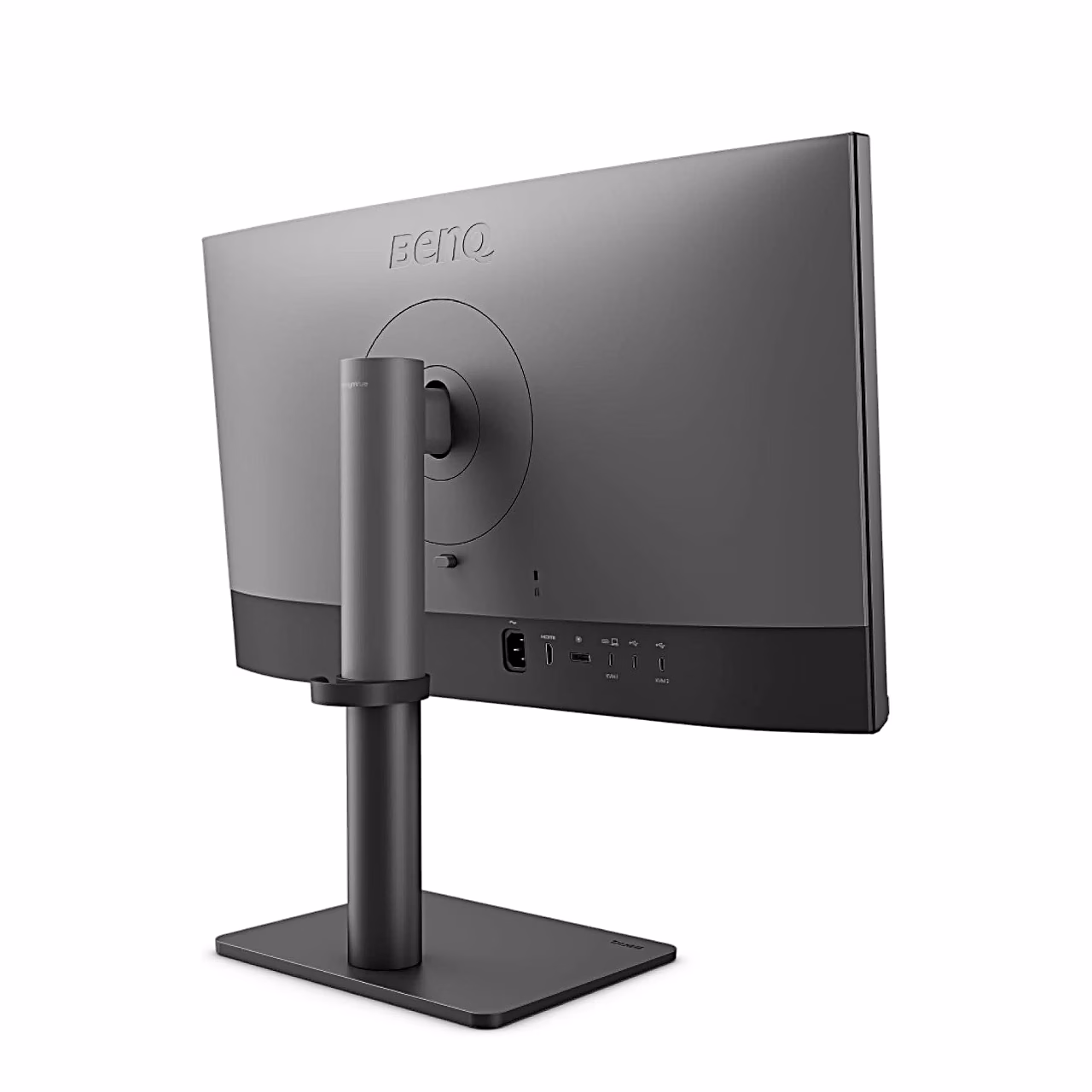 BenQ PD2706QN monitori tagakülg ja jalg nurga alt
