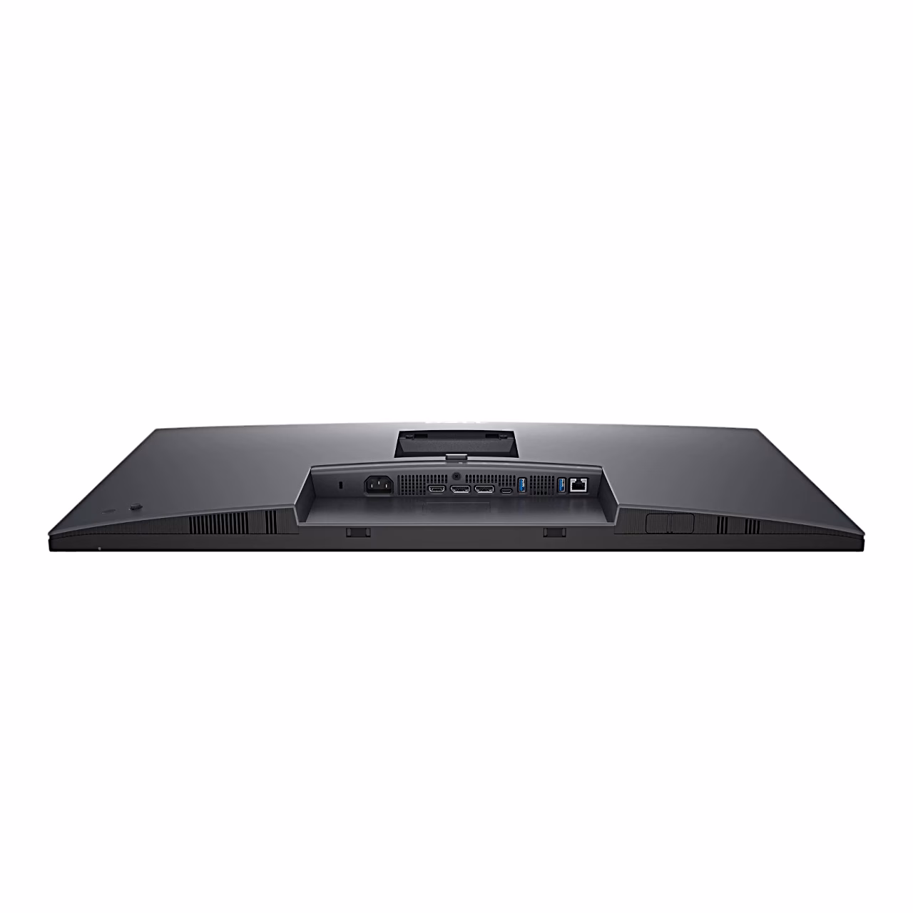 Dell P3225DE alumine serv ühenduspesadega altpoolt vaadatuna