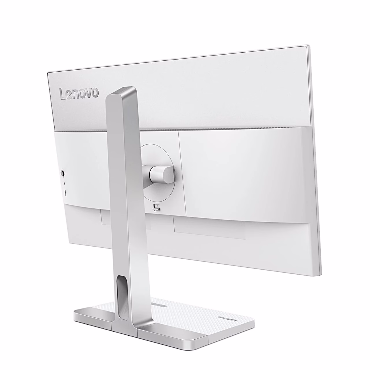 Lenovo L24D-4C tagakülg kaablihaldusega alusel, vaade paremalt