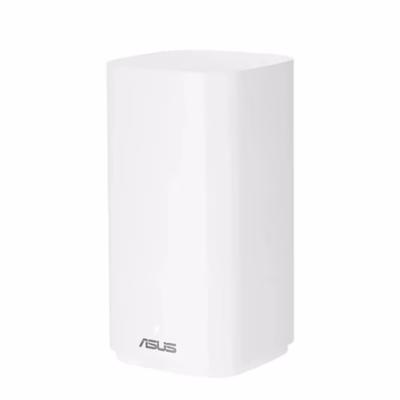 Valge ASUS ZenWiFi BD4 Outdoor mesh-seade otse eestvaates