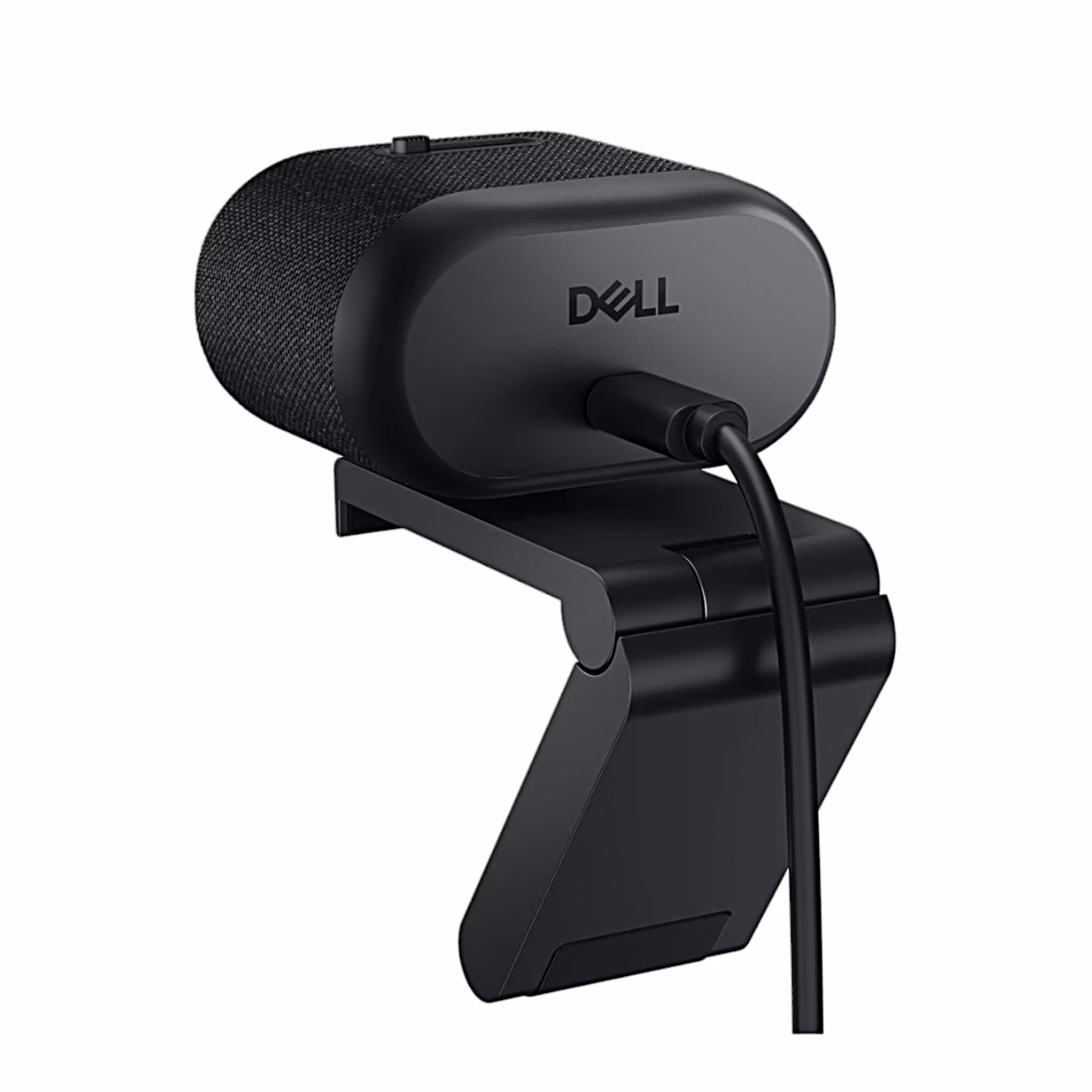 Veebikaamera Dell Pro 7 WB726 tagantvaade Delli logo ja USB-C-kaabliga