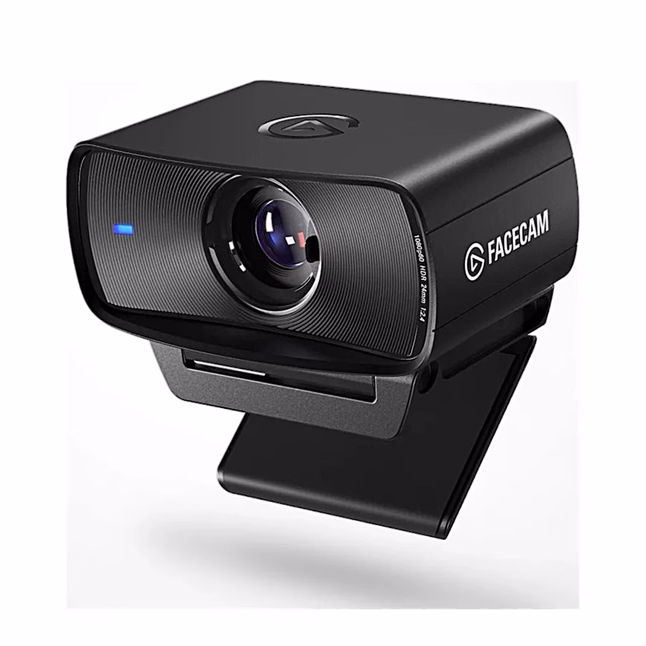 Veebikaamera Elgato Facecam MK.2 monitorihoidikul, vaade vasakult eest
