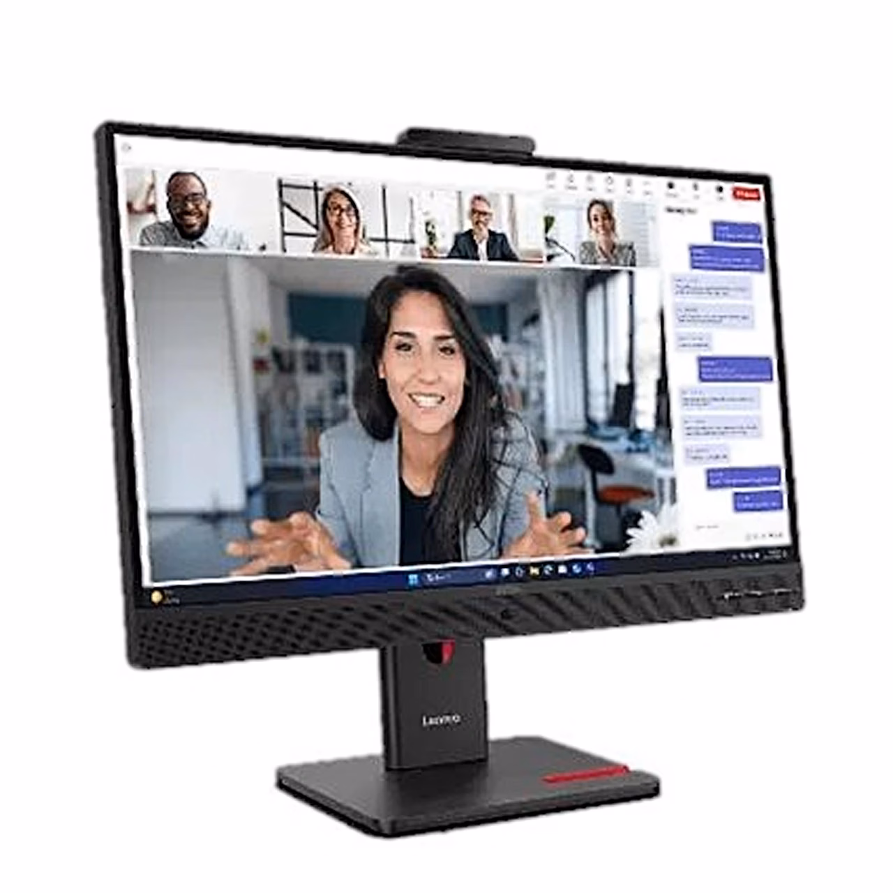 Lenovo ThinkVision T27QD-4v monitor, vaade paremalt eest