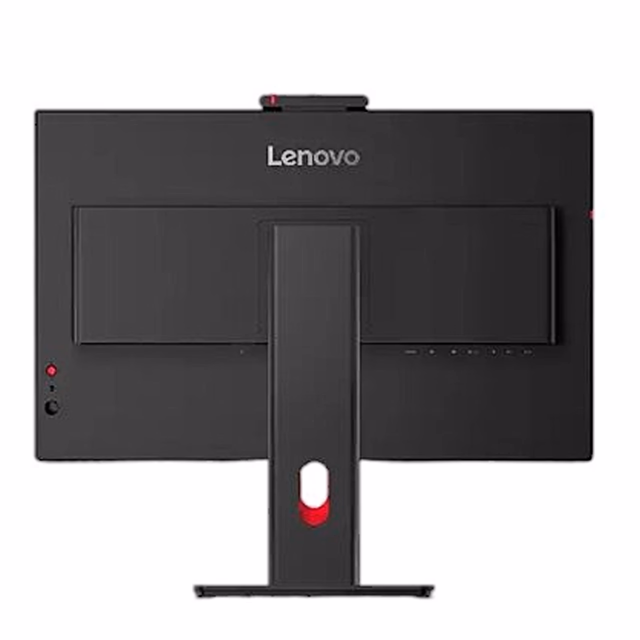 Lenovo T27QD-4v monitori tagakülg aluse ja kaablijuhikuga
