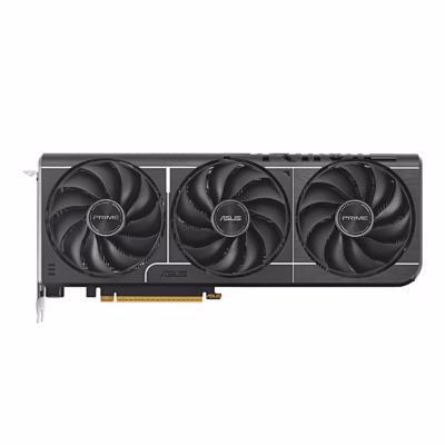 Videokaart ASUS PRIME RTX 5060 Ti OC kolme ventilaatoriga eestvaates