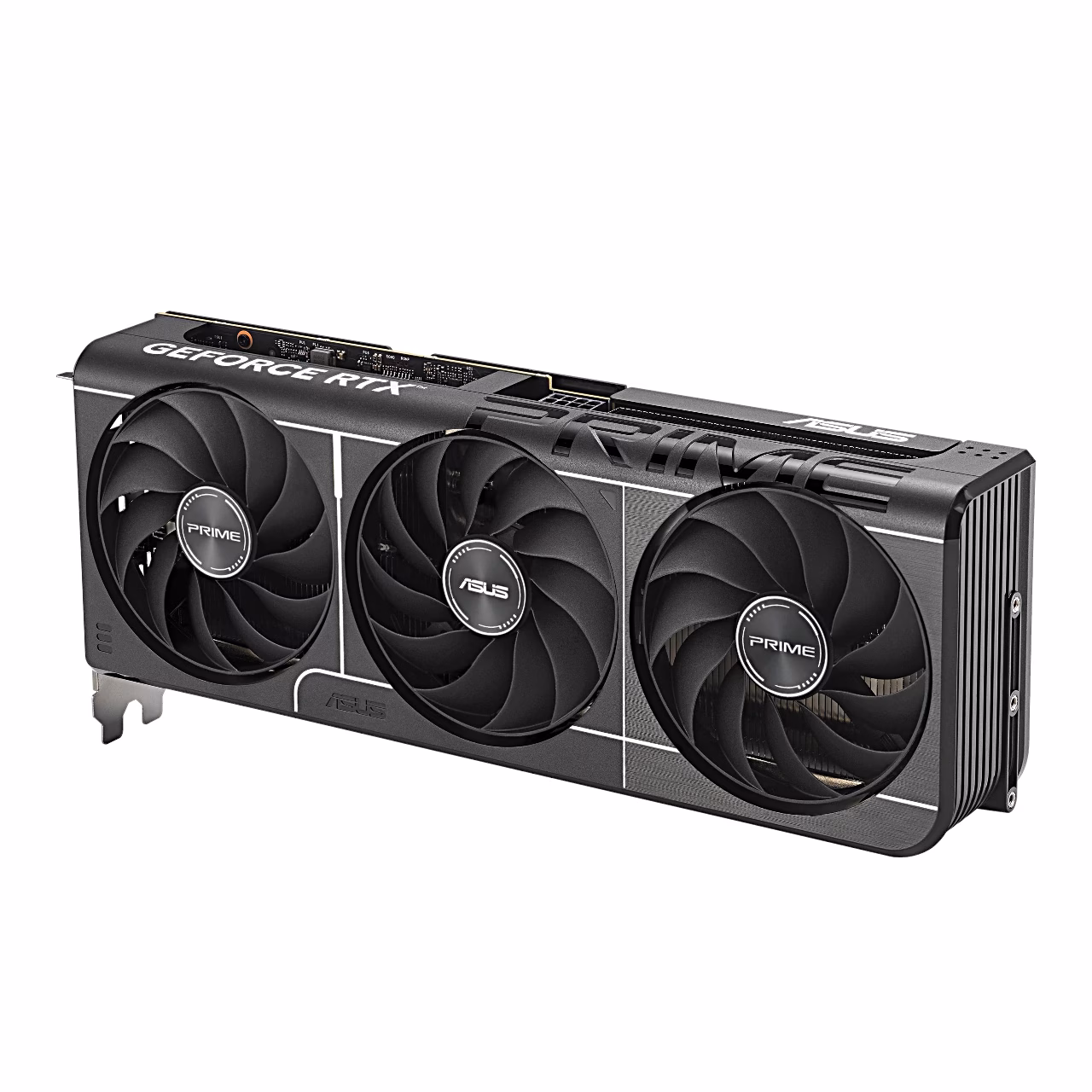 ASUS PRIME RTX 5060 Ti OC videokaart tagumise otsa poolt