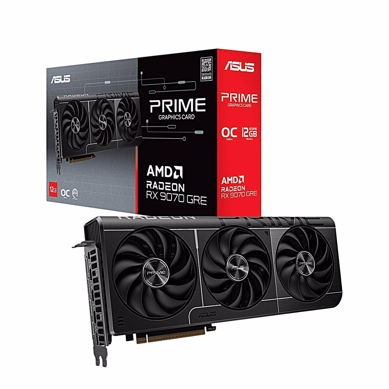 Videokaart ASUS Prime RX 9070 GRE EVO koos müügikarbiga