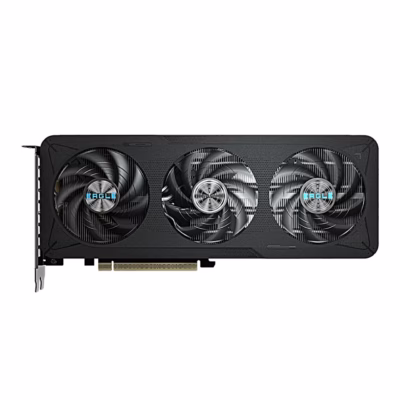 Gigabyte RTX 5060 Ti EAGLE MAX OC videokaart kolme ventilaatoriga eestvaates