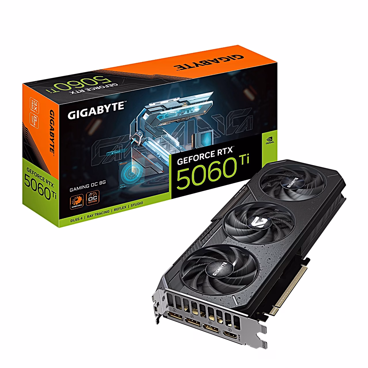 Videokaart Gigabyte RTX 5060 Ti GAMING OC 8G koos müügikarbiga