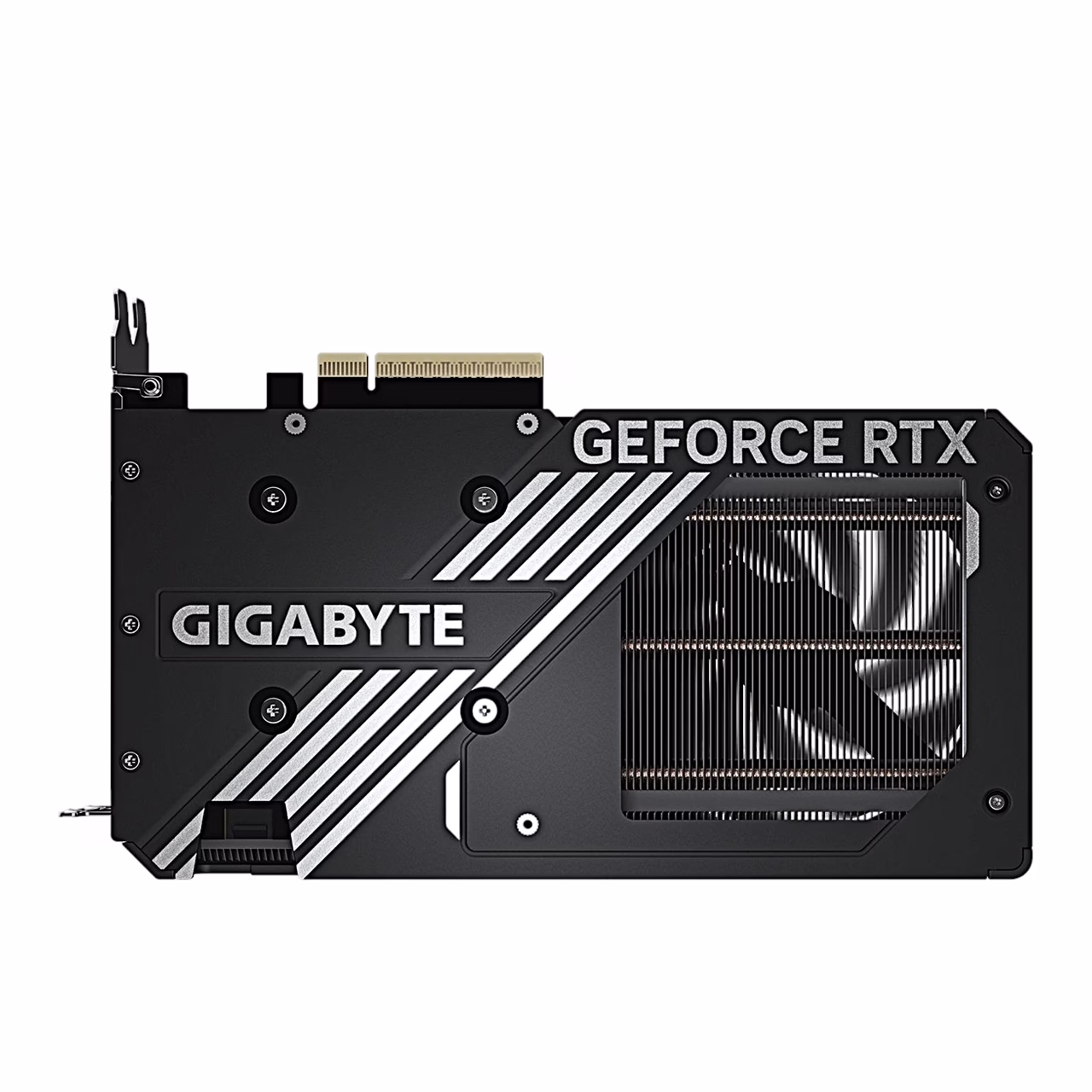 Gigabyte RTX 5060 Ti WINDFORCE OC videokaardi tagaplaat