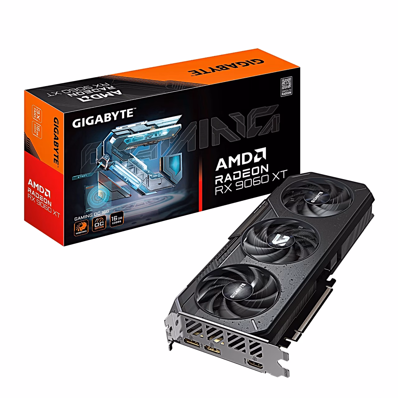 Videokaart Gigabyte RX 9060 XT GAMING OC 16G koos jaemüügikarbiga