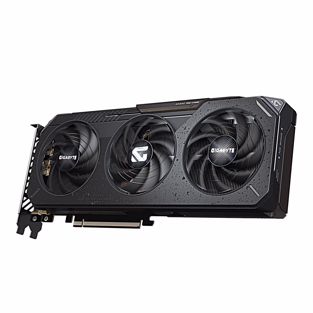 Mänguri videokaart Gigabyte RX 9060 XT GAMING OC 16G nurga alt vaadatuna