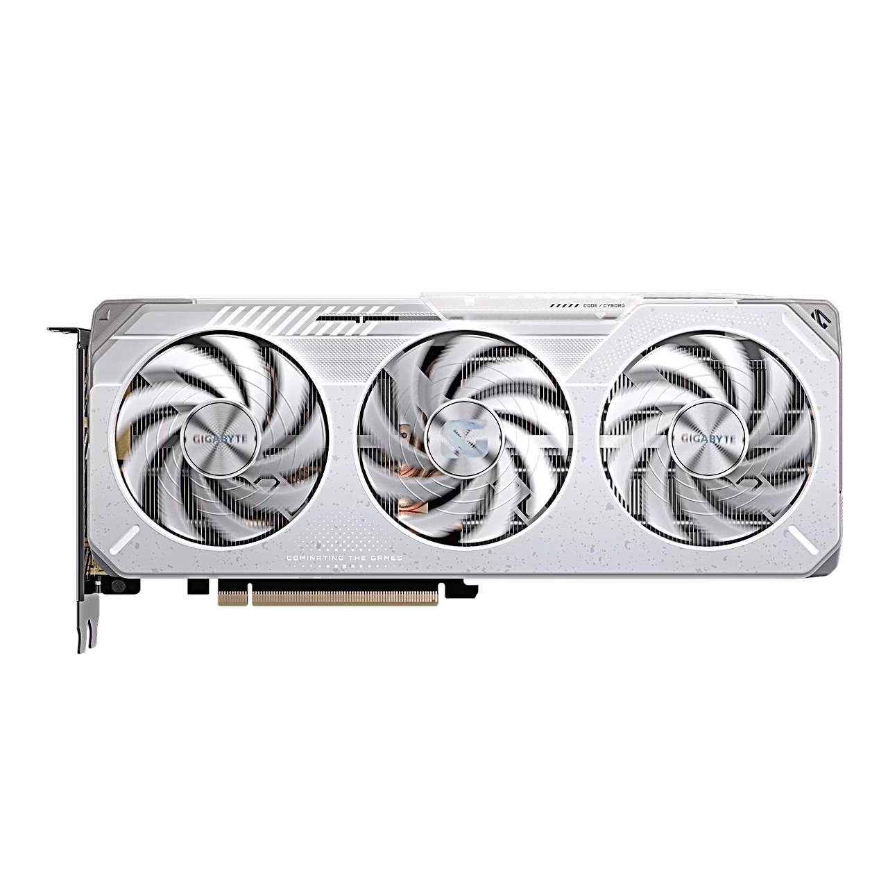 Gigabyte Radeon RX 9060 XT ventilaatorite pool otse eest