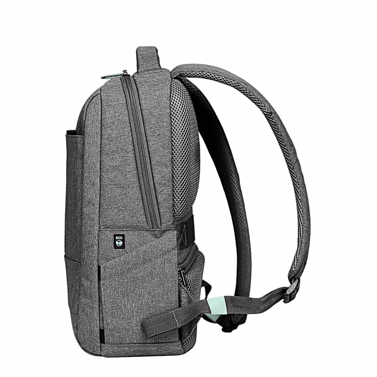 Port Designs Yosemite Eco XL küljelt, nähtavad õlarihmad ja külgtasku