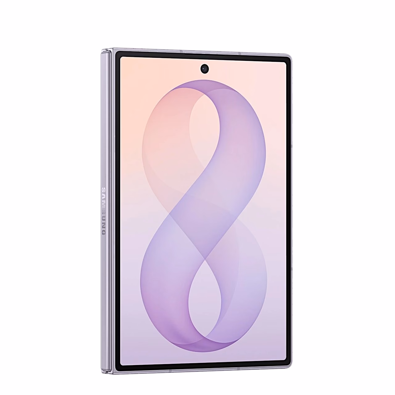 Kokkuvolditud nutitelefon Samsung Galaxy Z Fold8 välisekraaniga nurga alt