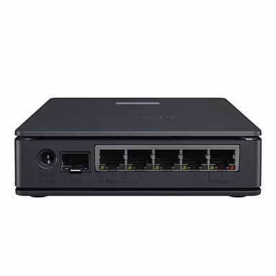 WiFi-ruuter MikroTik hAP ax S otse eest Etherneti portide ja SFP-pesaga