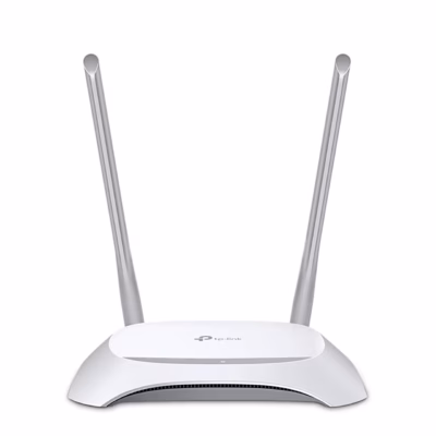 WiFi-ruuter TP-Link TL-WR840N eestvaates kahe antenniga