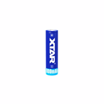 XTAR 14500-800 3,7V 800mAh Li-ion laetav aku, 1 tk, 14,4x50,5 mm kaitsega